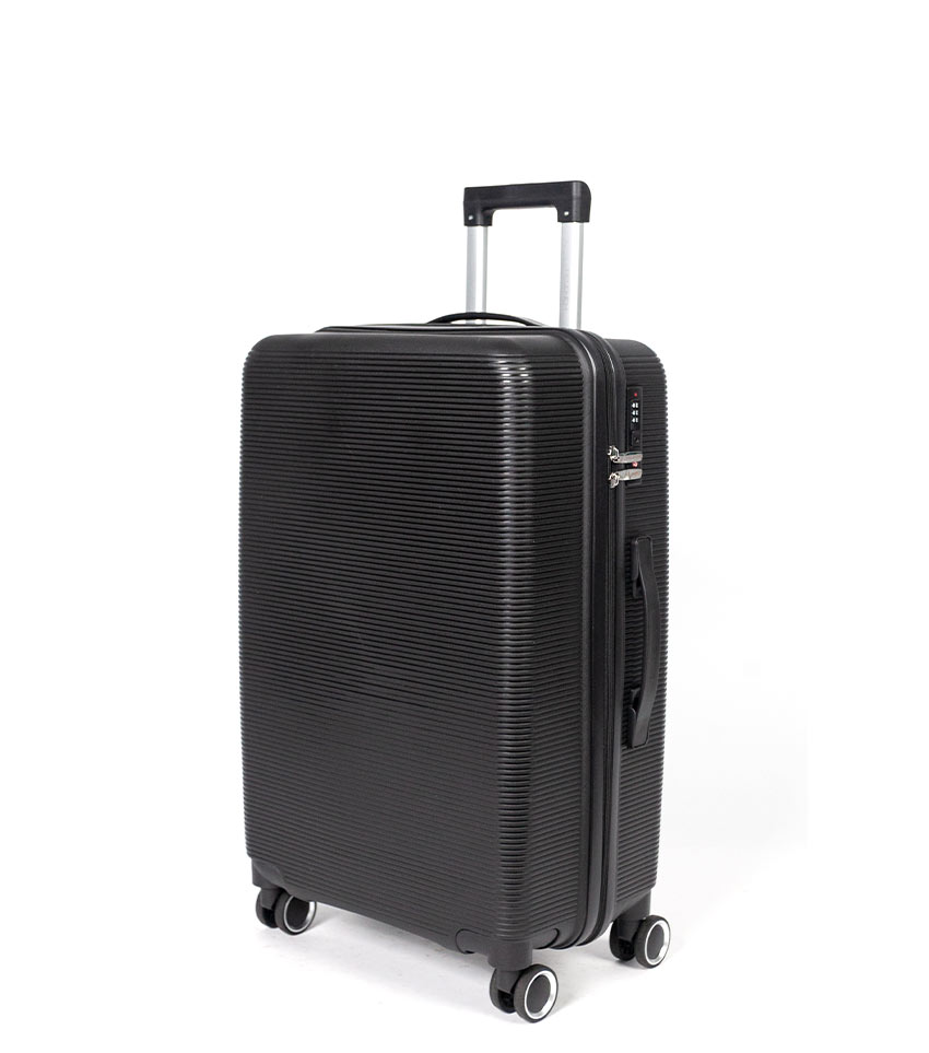 Средний чемодан Belchem line black -M- (68 см)