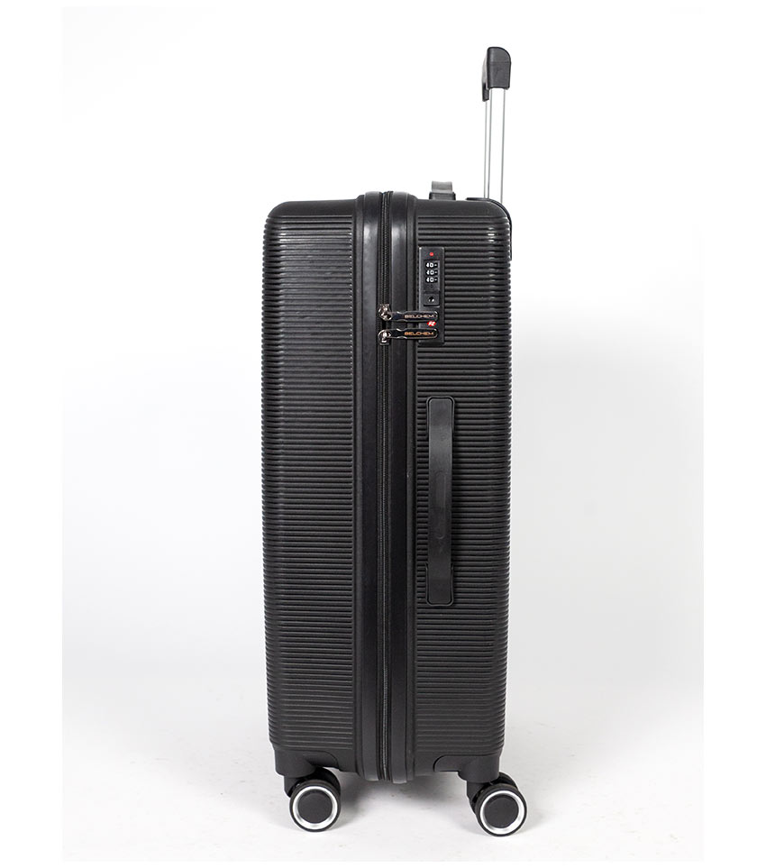 Средний чемодан Belchem line black -M- (68 см)