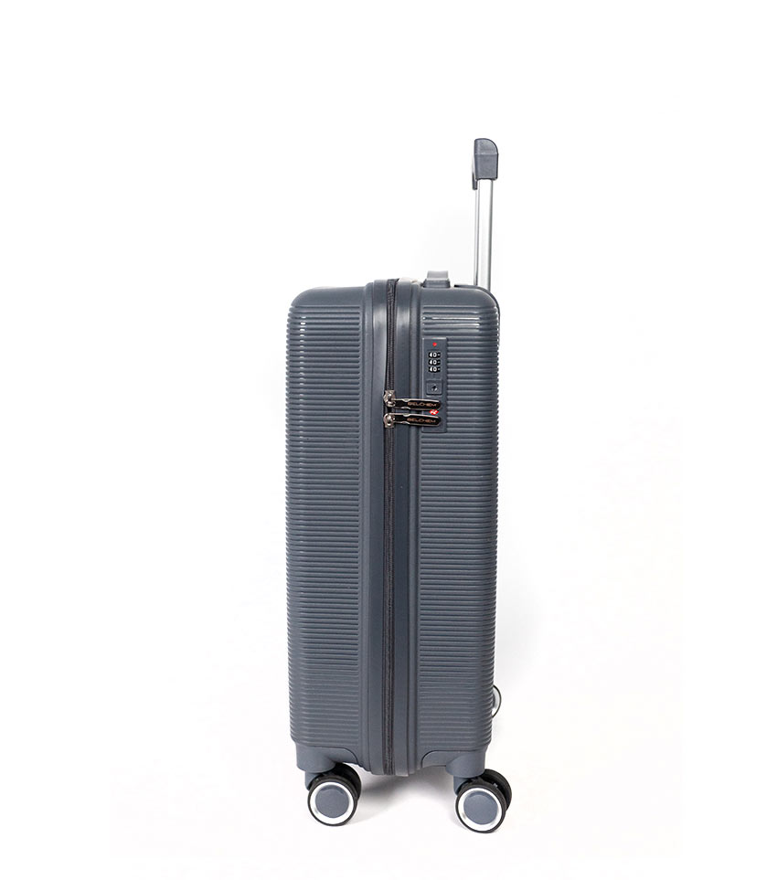 Малый чемодан Belchem line dark grey -S- (59 см)