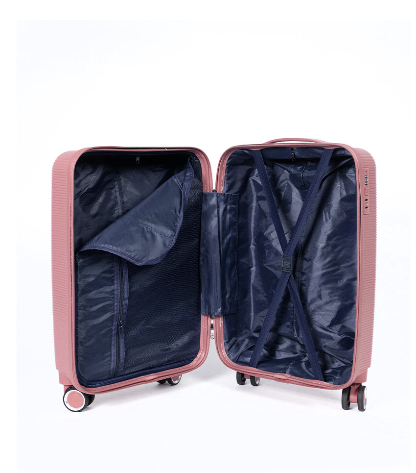 Малый чемодан Belchem line pink -S- (58 см) 