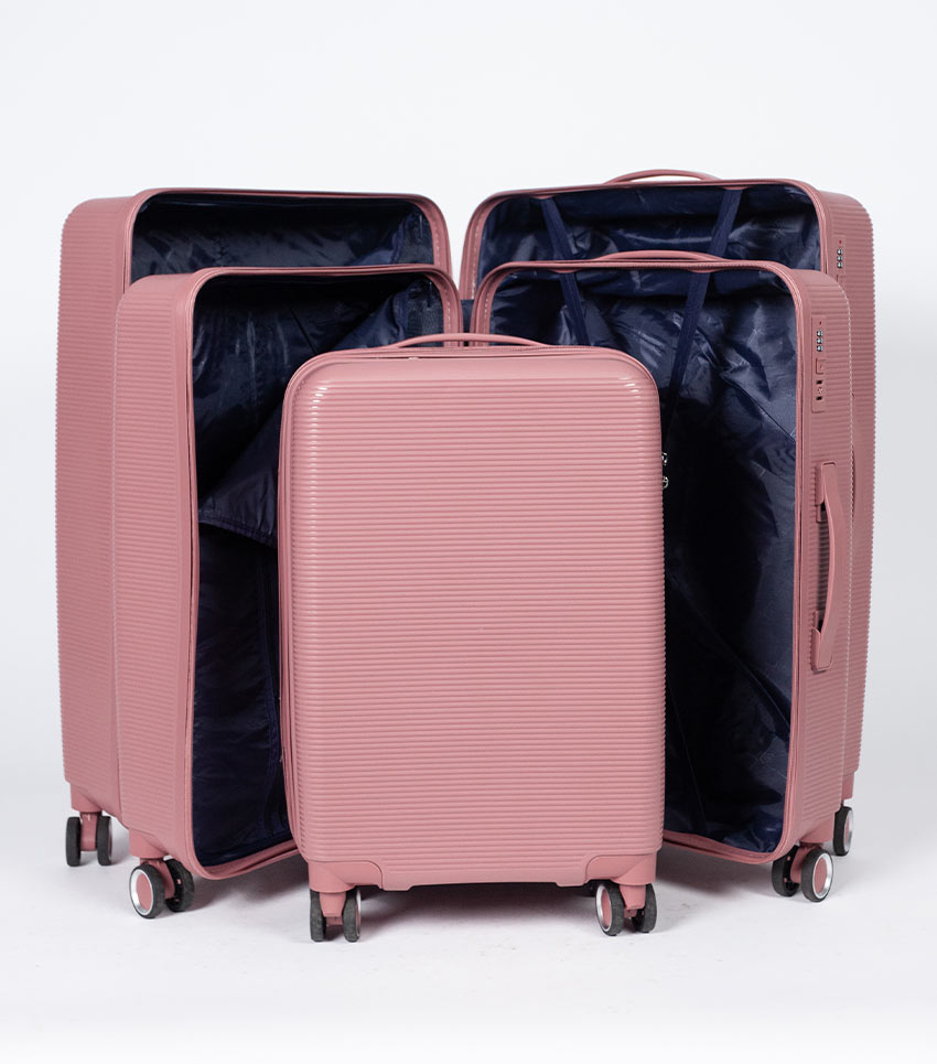 Малый чемодан Belchem line pink -S- (58 см) 