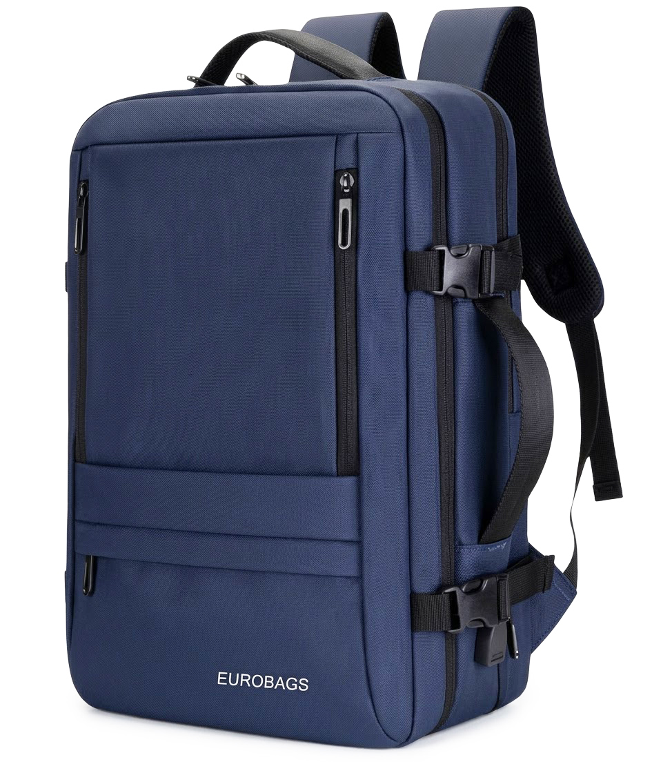 Рюкзак для ноутбука с расширением EUROBAGS RU-N52 Blue
