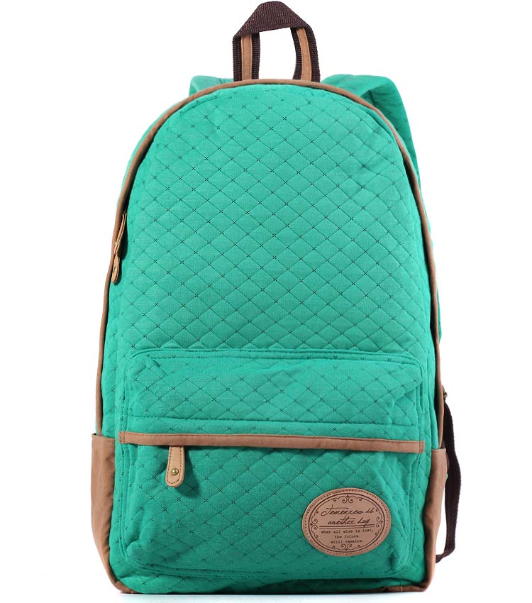 Женский рюкзак Bonjour Quilted green