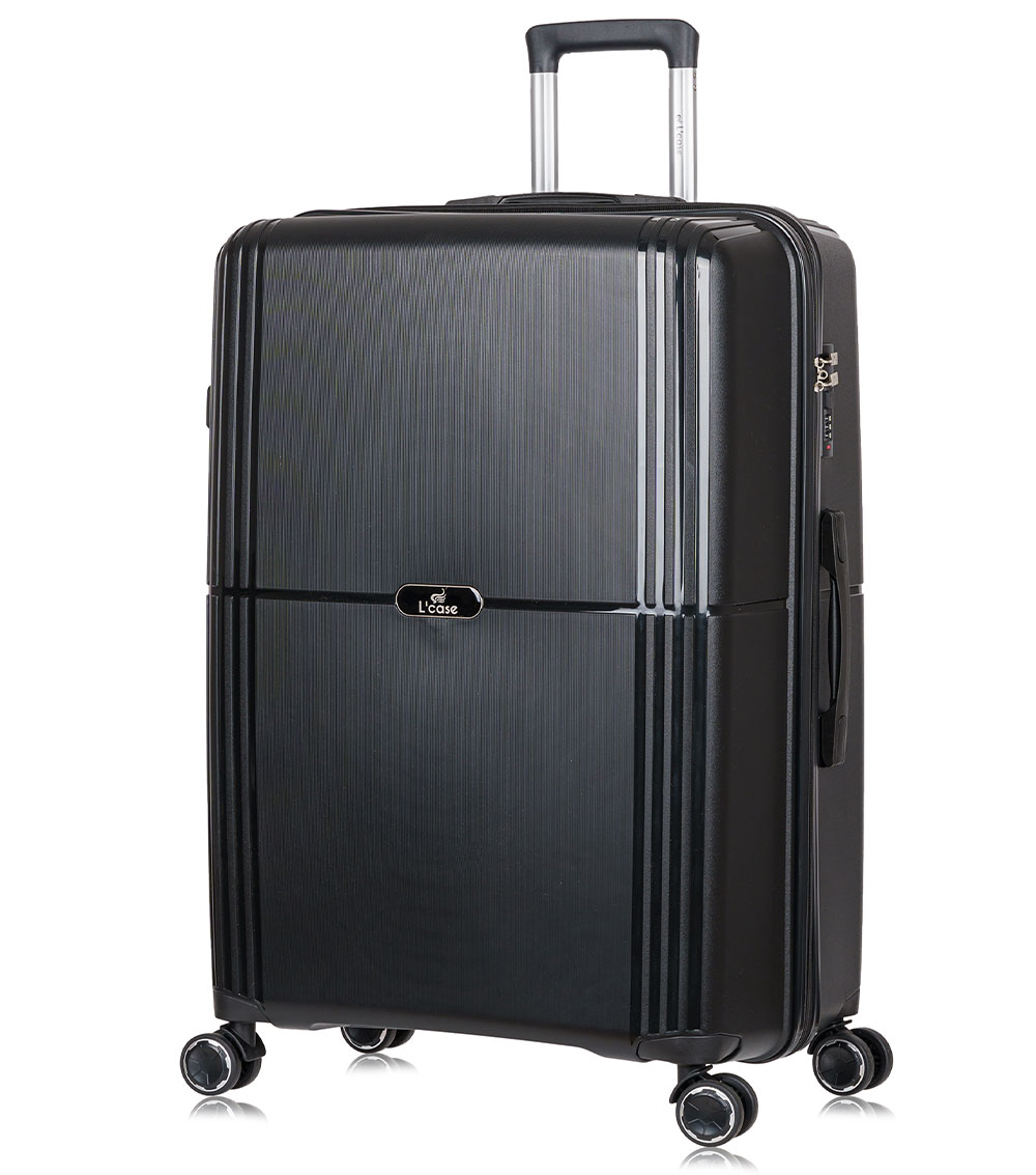 Большой чемодан L-case Colombo Black L (78 см)