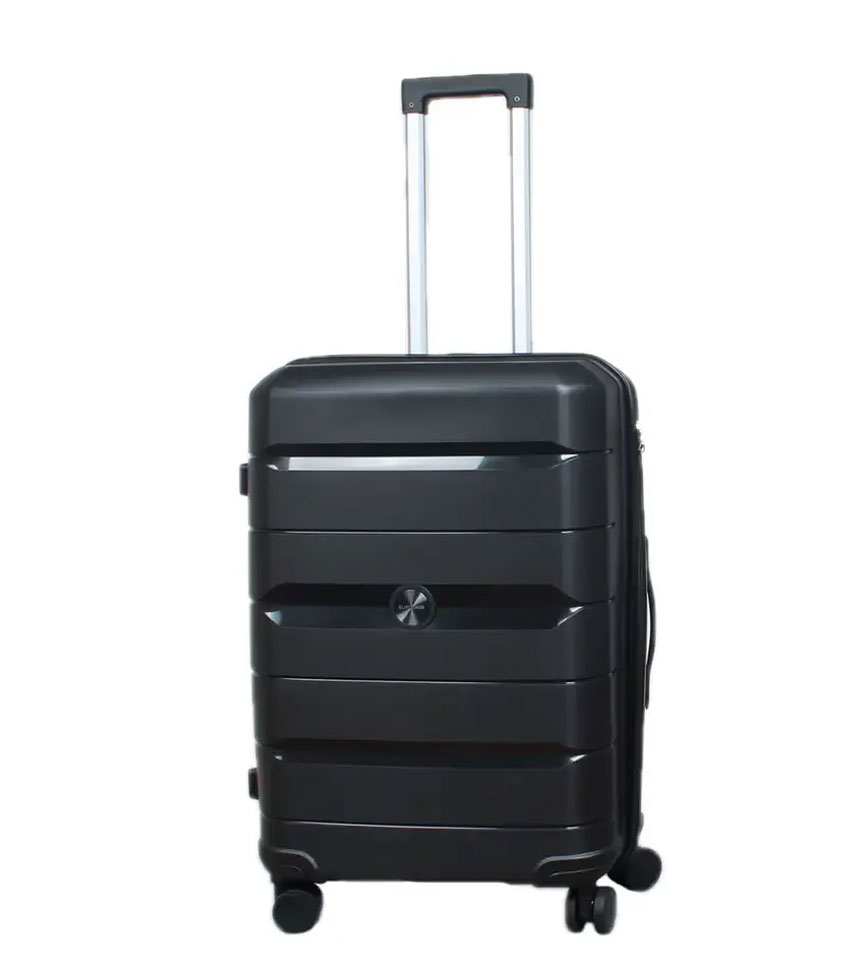 Средний чемодан Eurobags 10 black -M- (65 см)