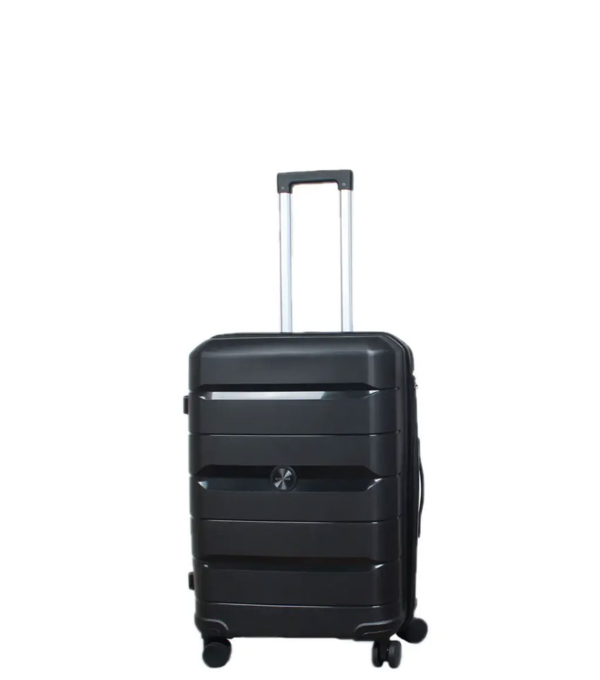 Малый чемодан Eurobags 10 black -S- (55 см) ~ручная кладь~