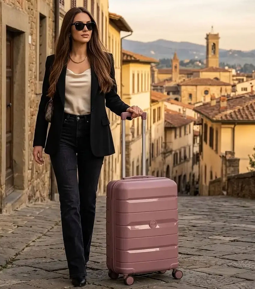 Малый чемодан Eurobags 10 Rose -S- (55 см) ~ручная кладь~