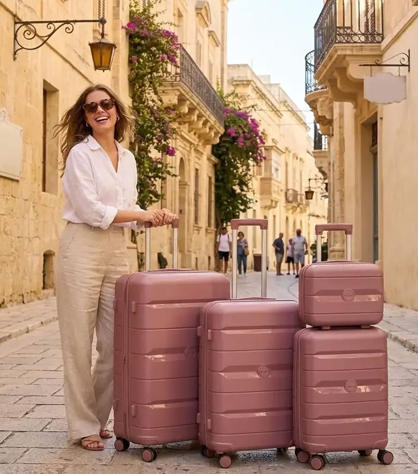 Малый чемодан Eurobags 10 Rose -S- (55 см) ~ручная кладь~