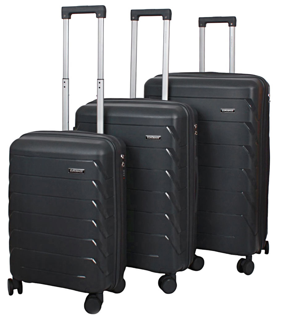 Средний чемодан Eurobags 18 darkgrey -M- (65 см)