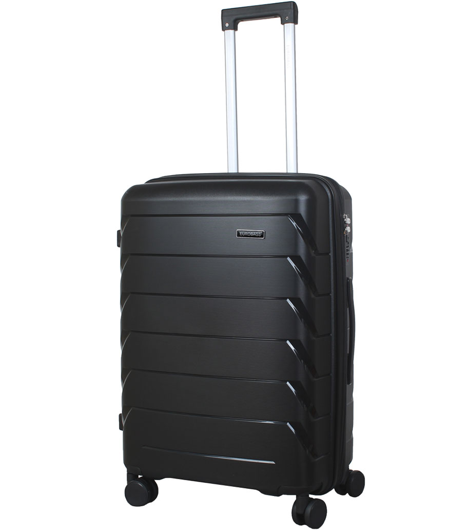 Средний чемодан Eurobags 18 Black -M- (65 см)