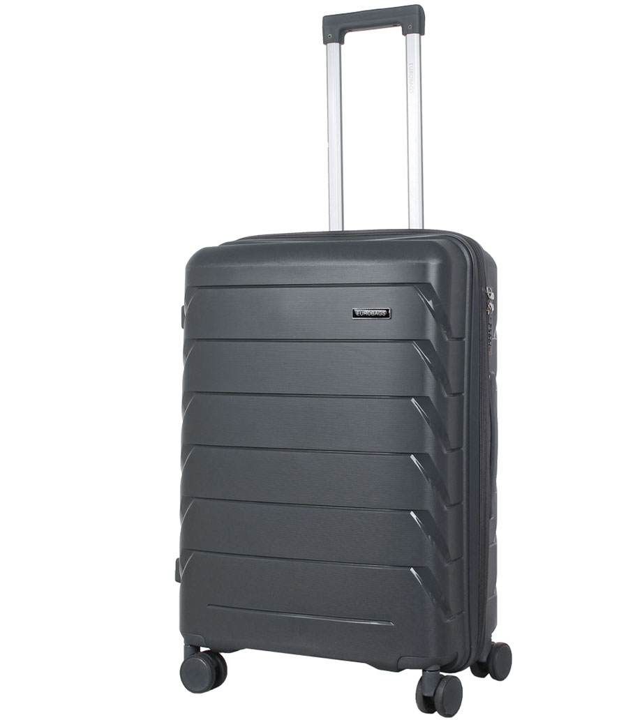 Средний чемодан Eurobags 18 darkgrey -M- (65 см)