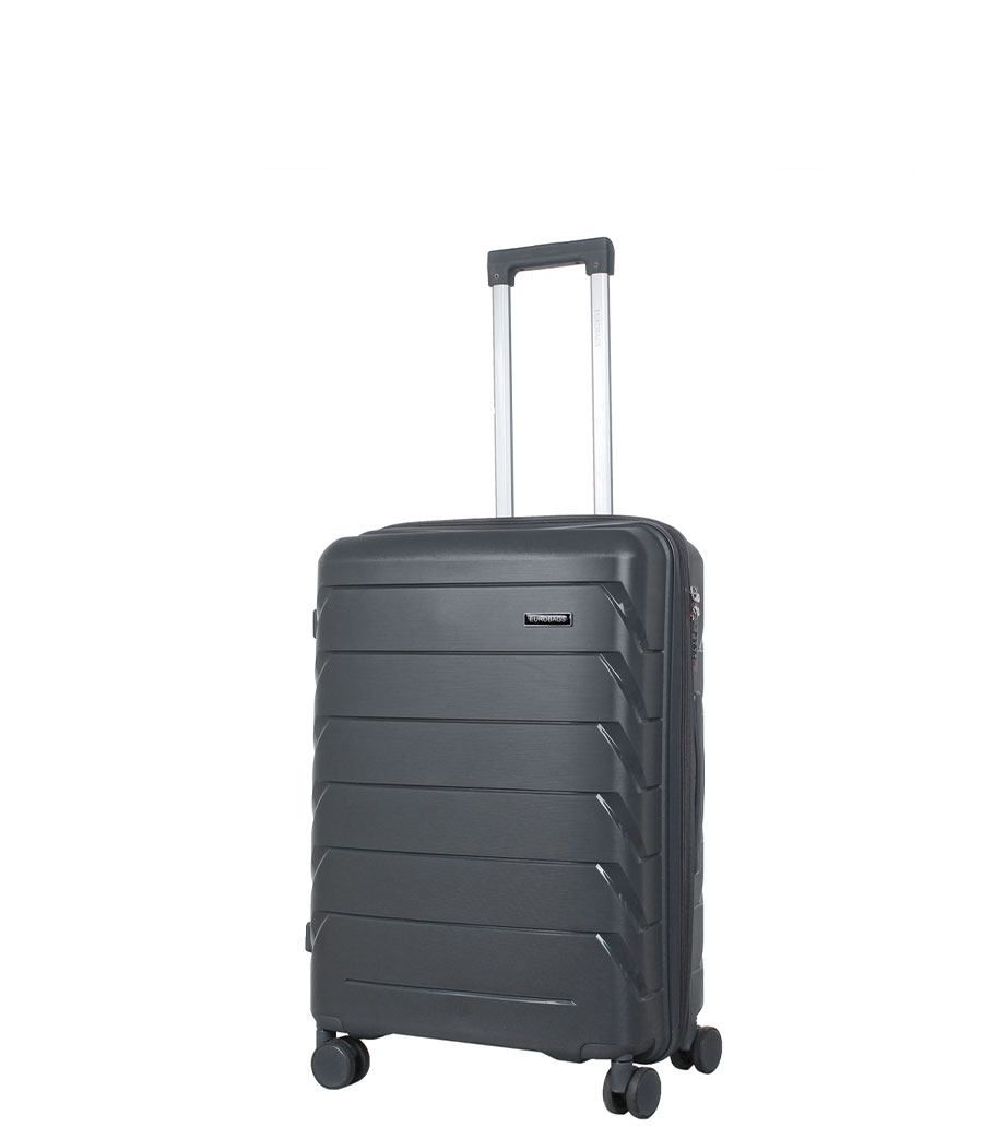 Малый чемодан Eurobags 18 darkgrey -S- (55 см) ~ручная кладь~