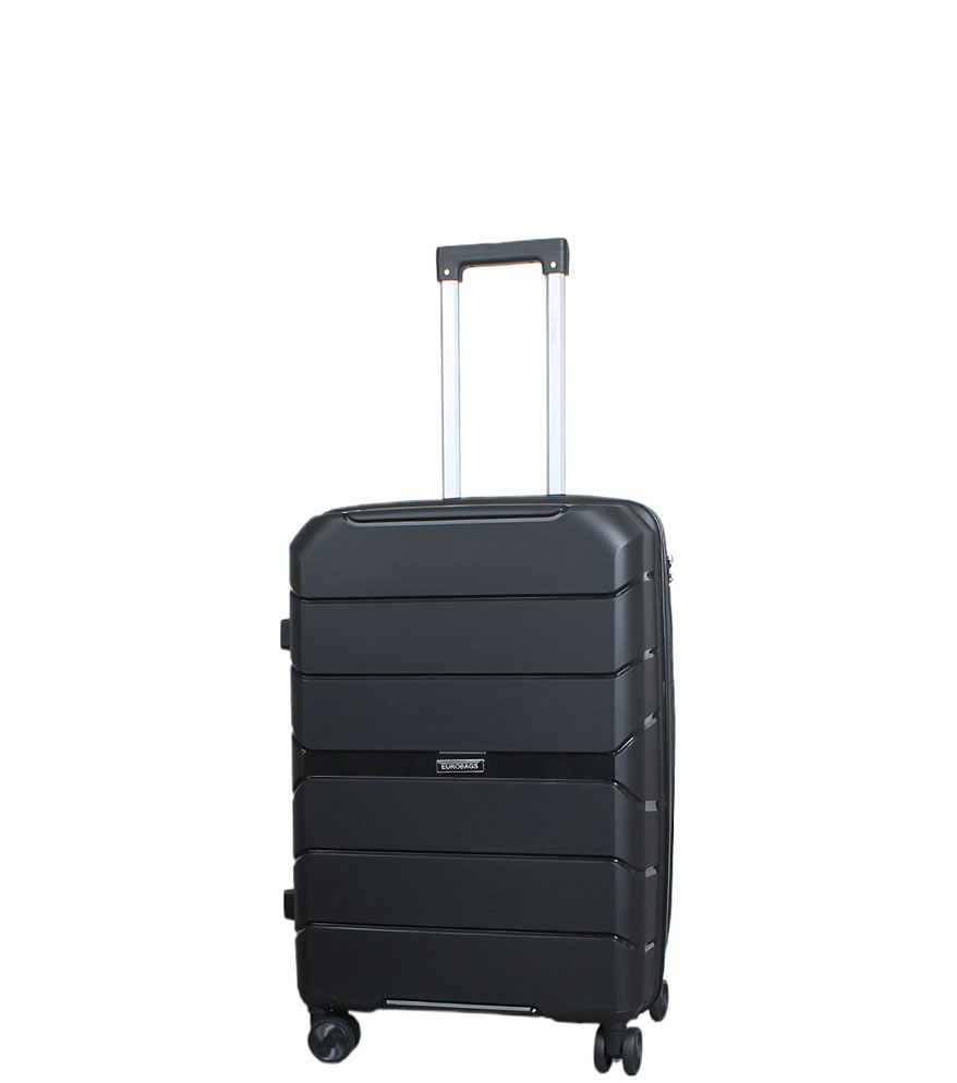 Малый чемодан Eurobags 87 black -S- (55 см) ручная кладь