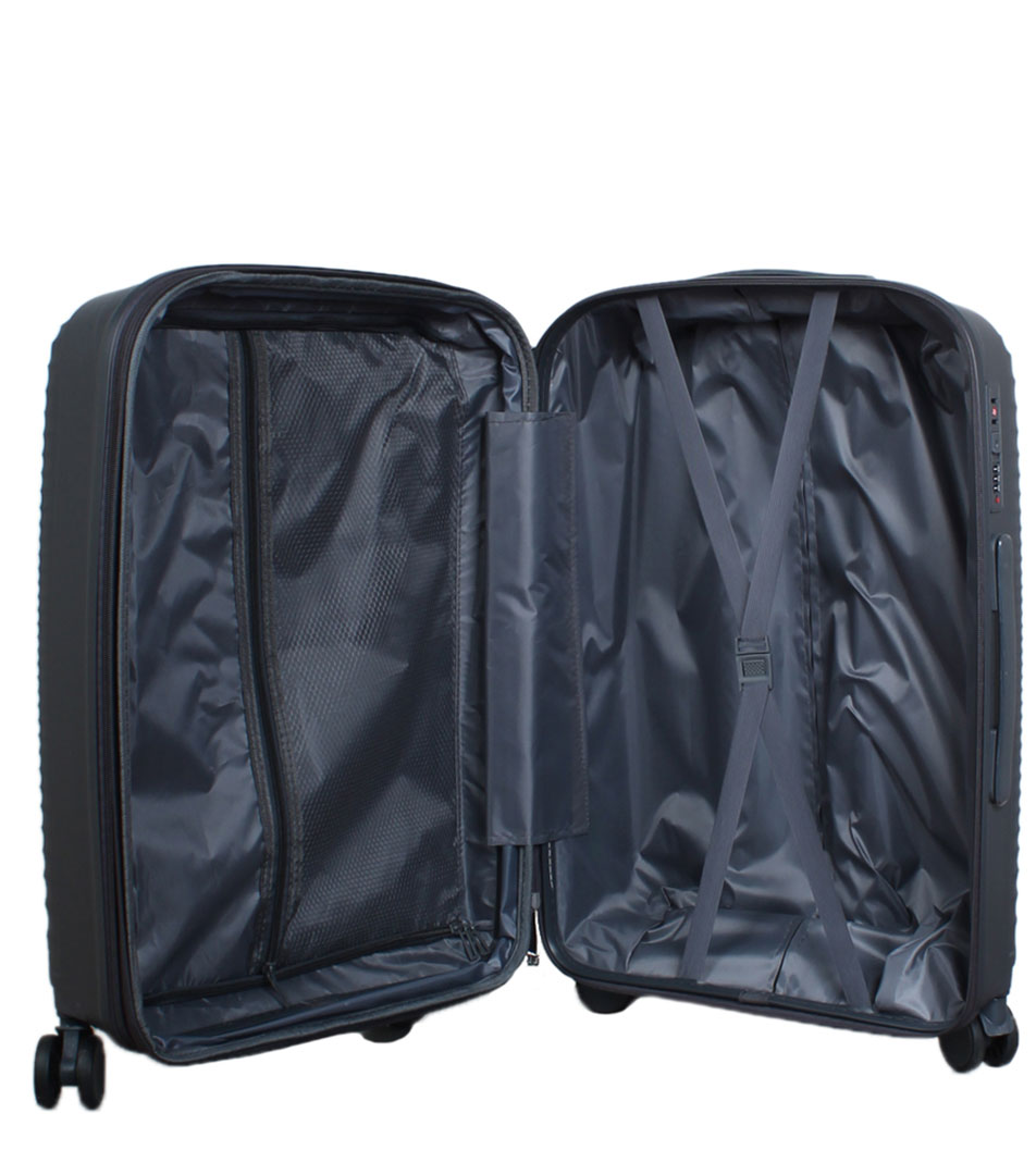 Большой чемодан Eurobags 89 Graphite -L- (75 см)