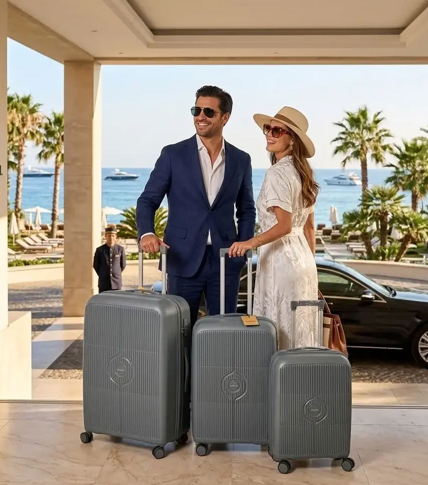 Средний чемодан Eurobags 98 Graphite -M- (65 см)