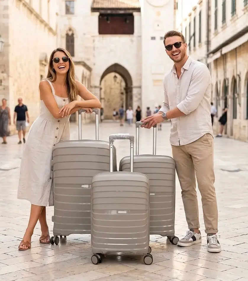 Малый чемодан Eurobags 99 milk -S- (55 см) ~ручная кладь~