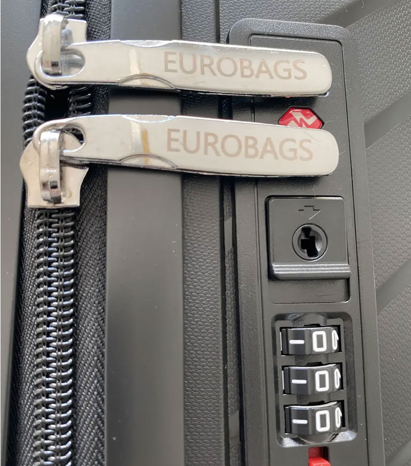 Большой чемодан Eurobags 99 black -L- (75 см)