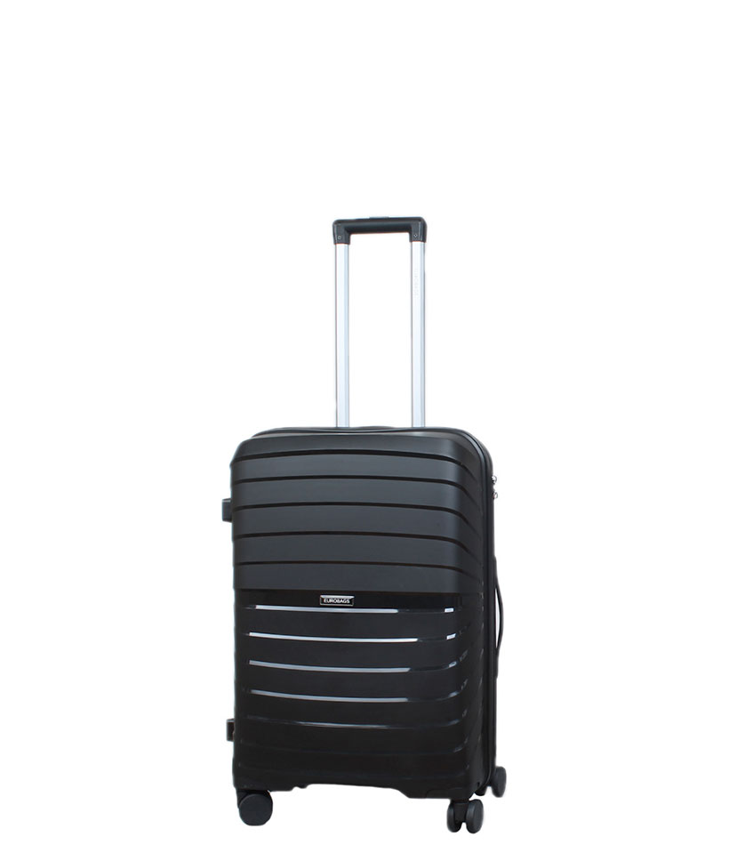 Малый чемодан Eurobags 99 black -S- (55 см) ~ручная кладь~