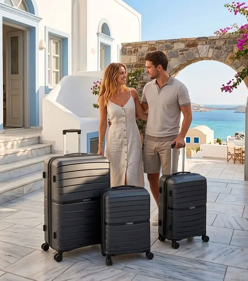 Средний чемодан Eurobags 99 graphite -M- (64 см)