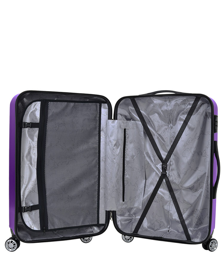 Большой чемодан Global Case GC031-АF078-28 - фиолетовый
