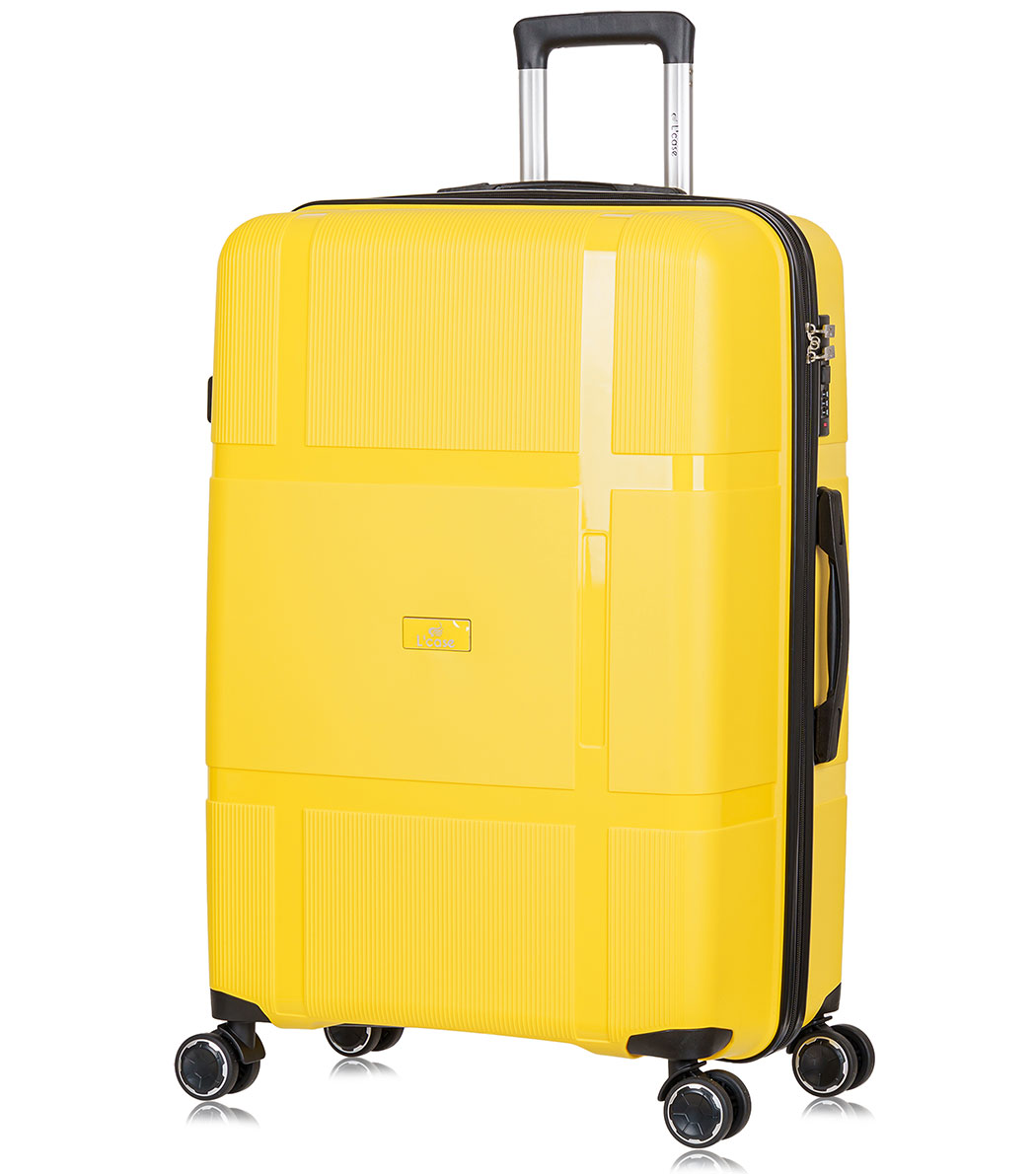 Большой чемодан Gua Yellow L (74 см)