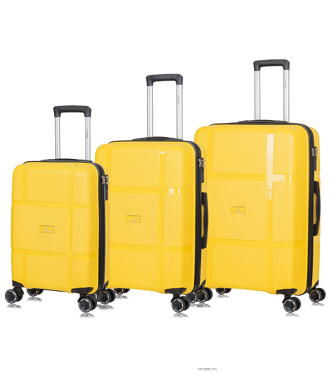 Средний чемодан Gua Yellow M (64 см)