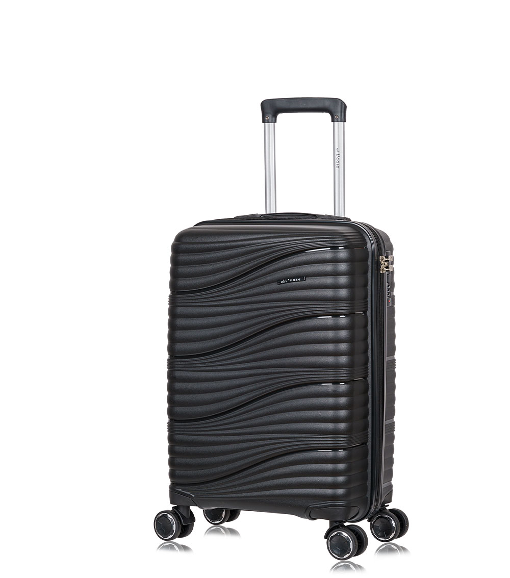 Малый чемодан L-case Havana Black S (58 см)