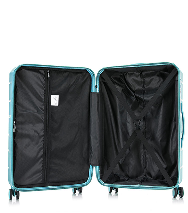 Большой чемодан Jony PP 01 Singapore L Blue (75 см)