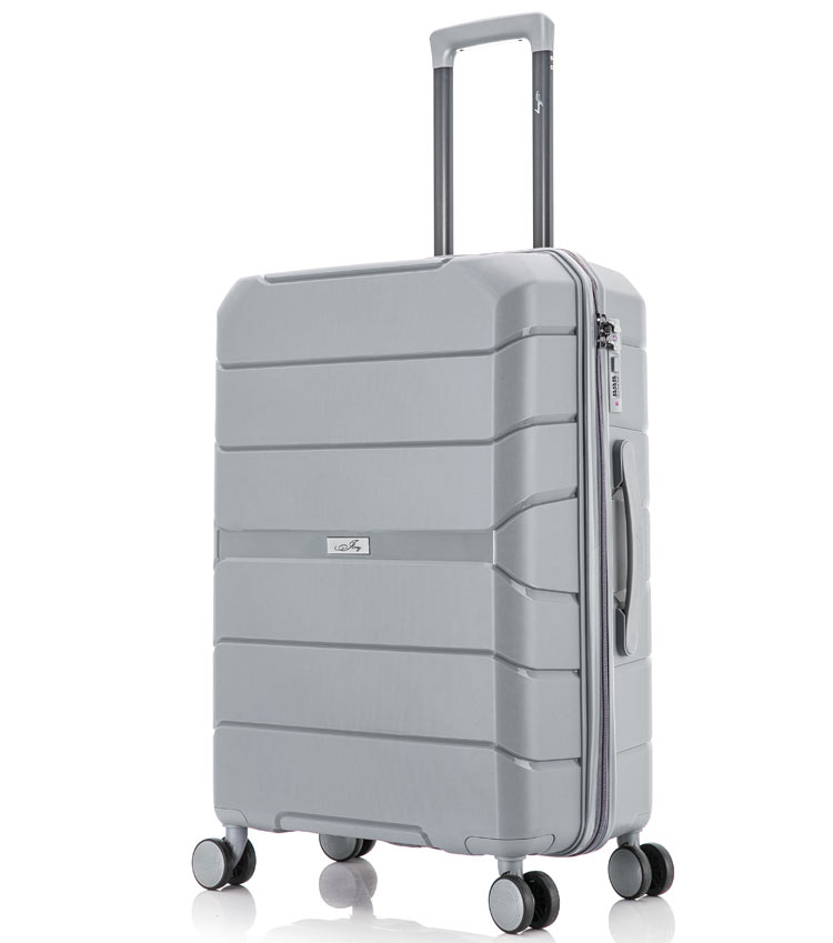 Средний чемодан Jony PP 01 Singapore M Lightgrey (65 см)