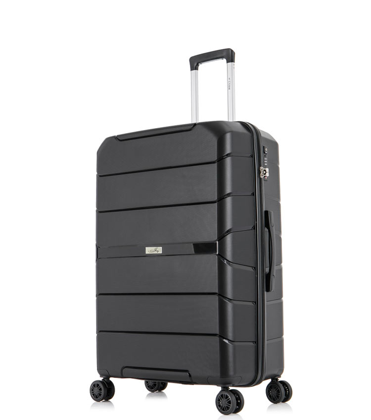Средний чемодан Jony PP 01 Singapore M Black (65 см)