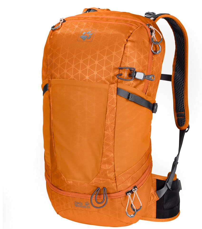 Рюкзак Jack Wolfskin Kingston 22 Orange Grid