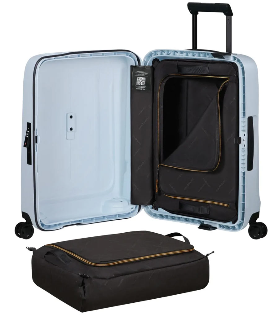 Малый чемодан Samsonite Essens Glacier KM0*07 001 - S - ручная кладь