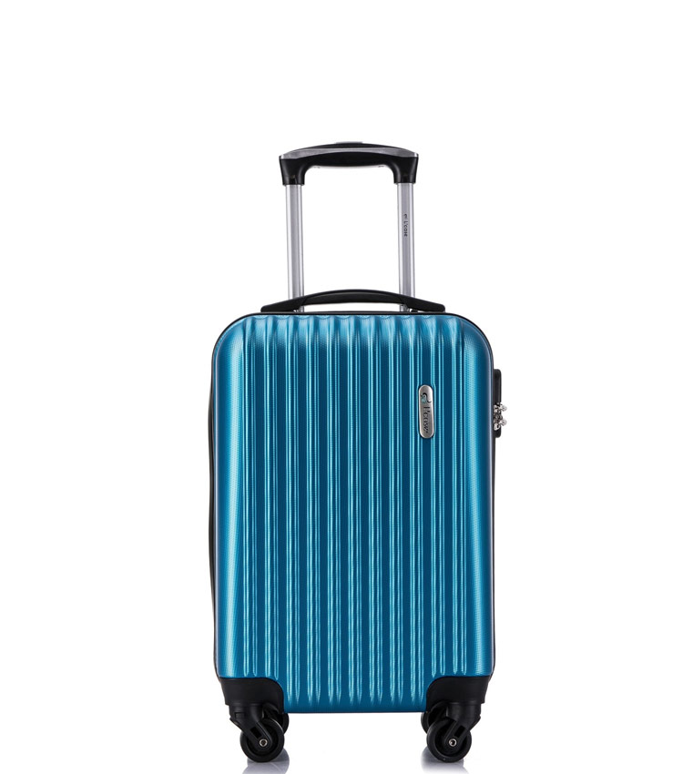 Малый чемодан спиннер Lcase Krabi blue (54 см)