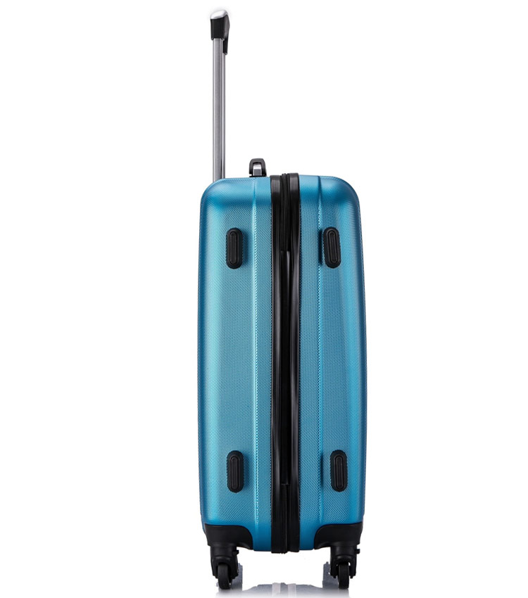 Средний чемодан спиннер Lcase Krabi blue (63 см)