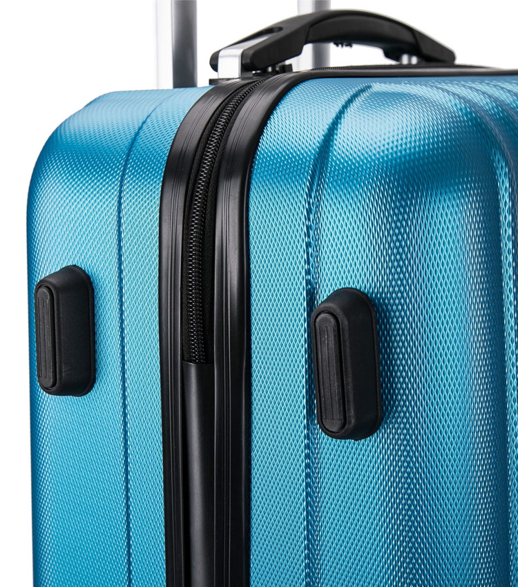 Малый чемодан спиннер L-case Krabi blue (50 см)