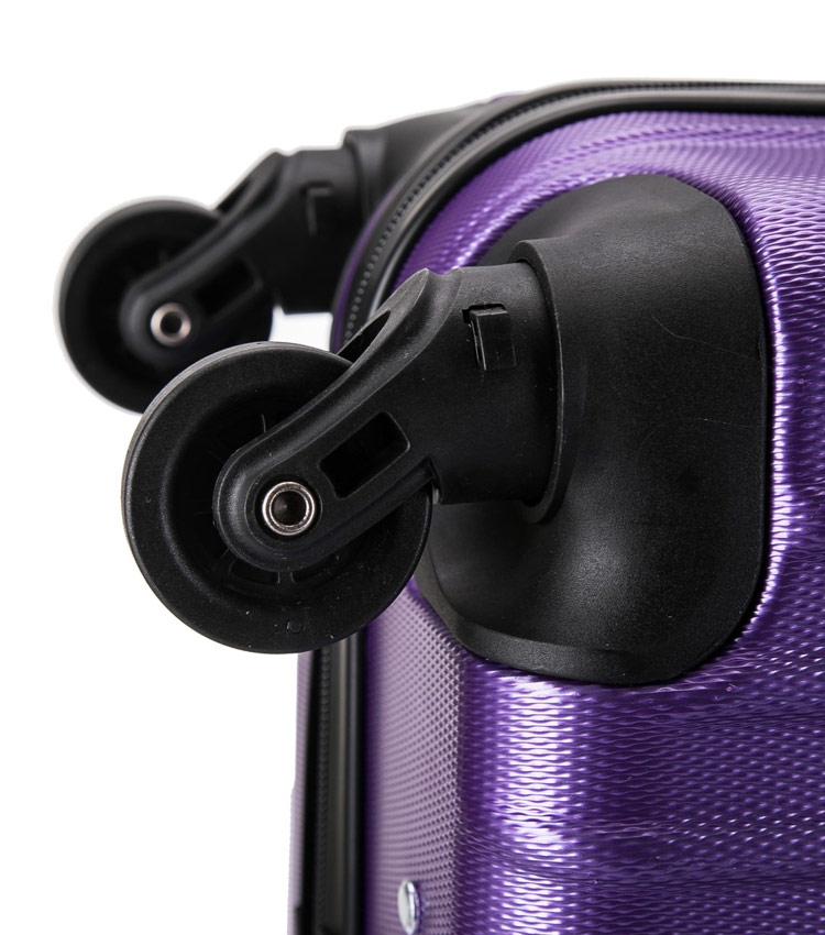 Малый чемодан спиннер L-case Krabi purple (50 см)
