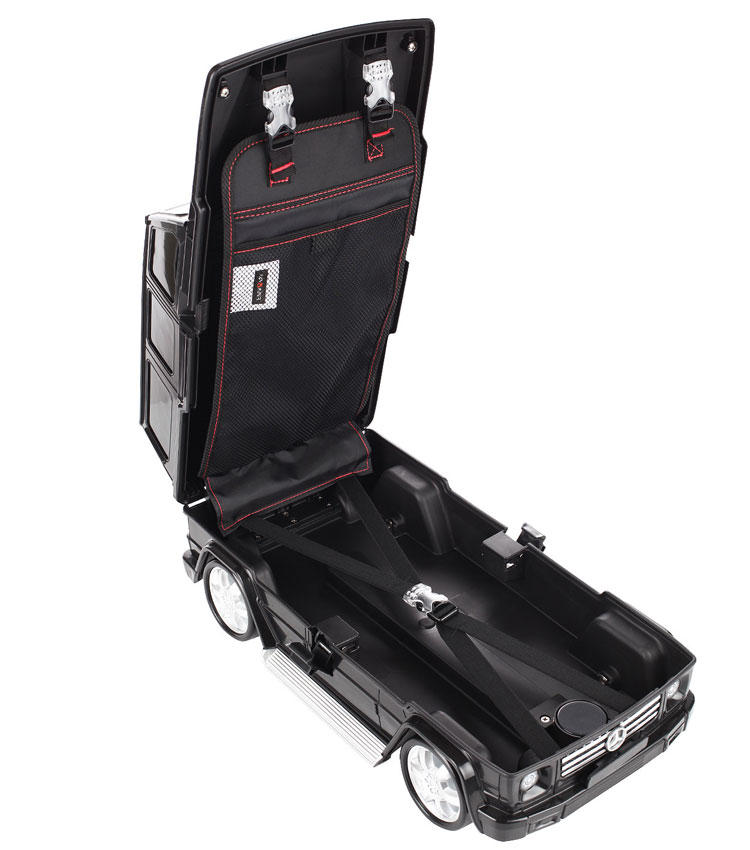 Детский чемодан Lcase Mercedes-Benz Gelandewagen - Black 