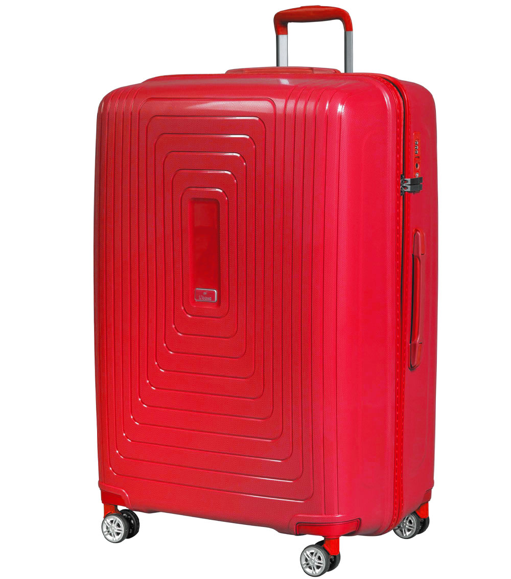Большой чемодан L-case Moscow red