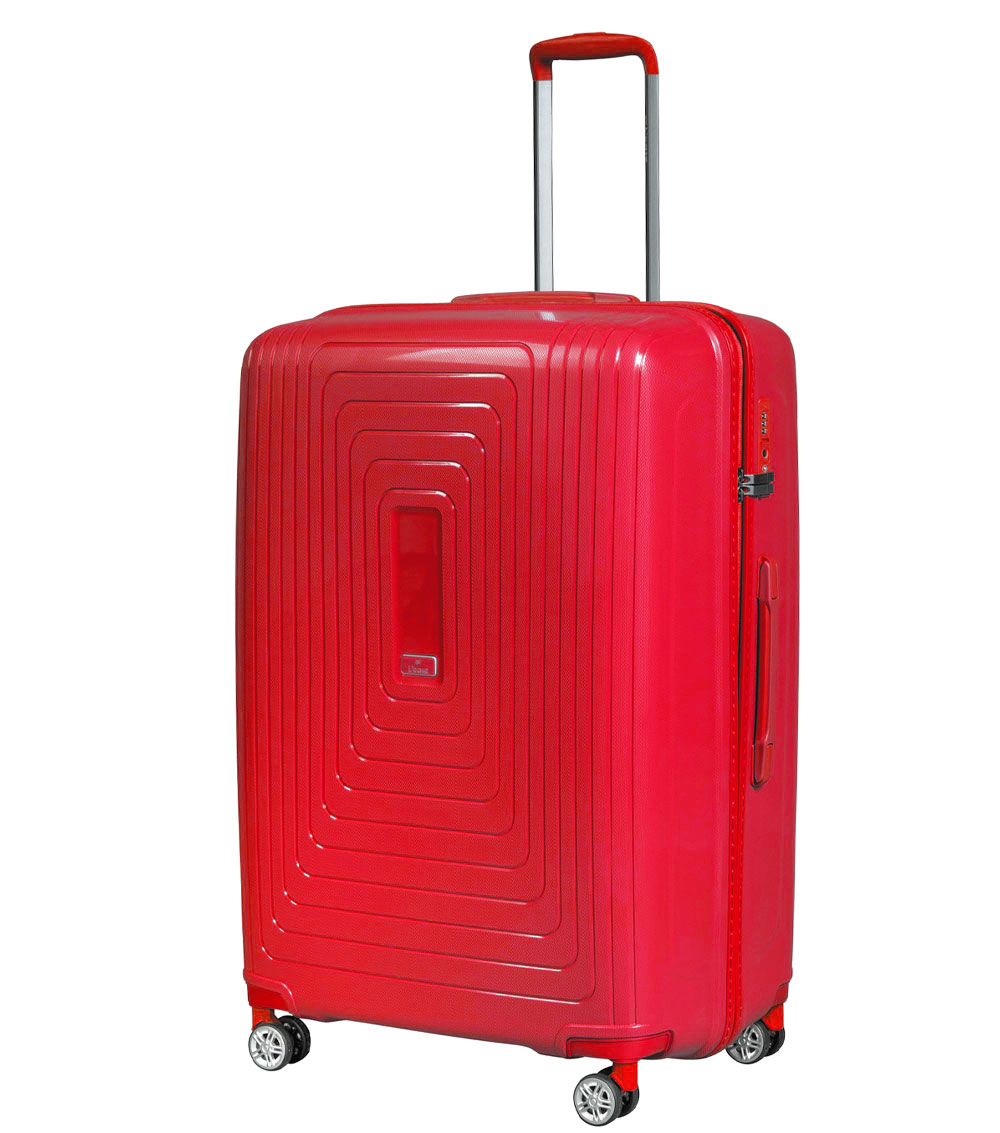 Средний чемодан L-case Moscow red