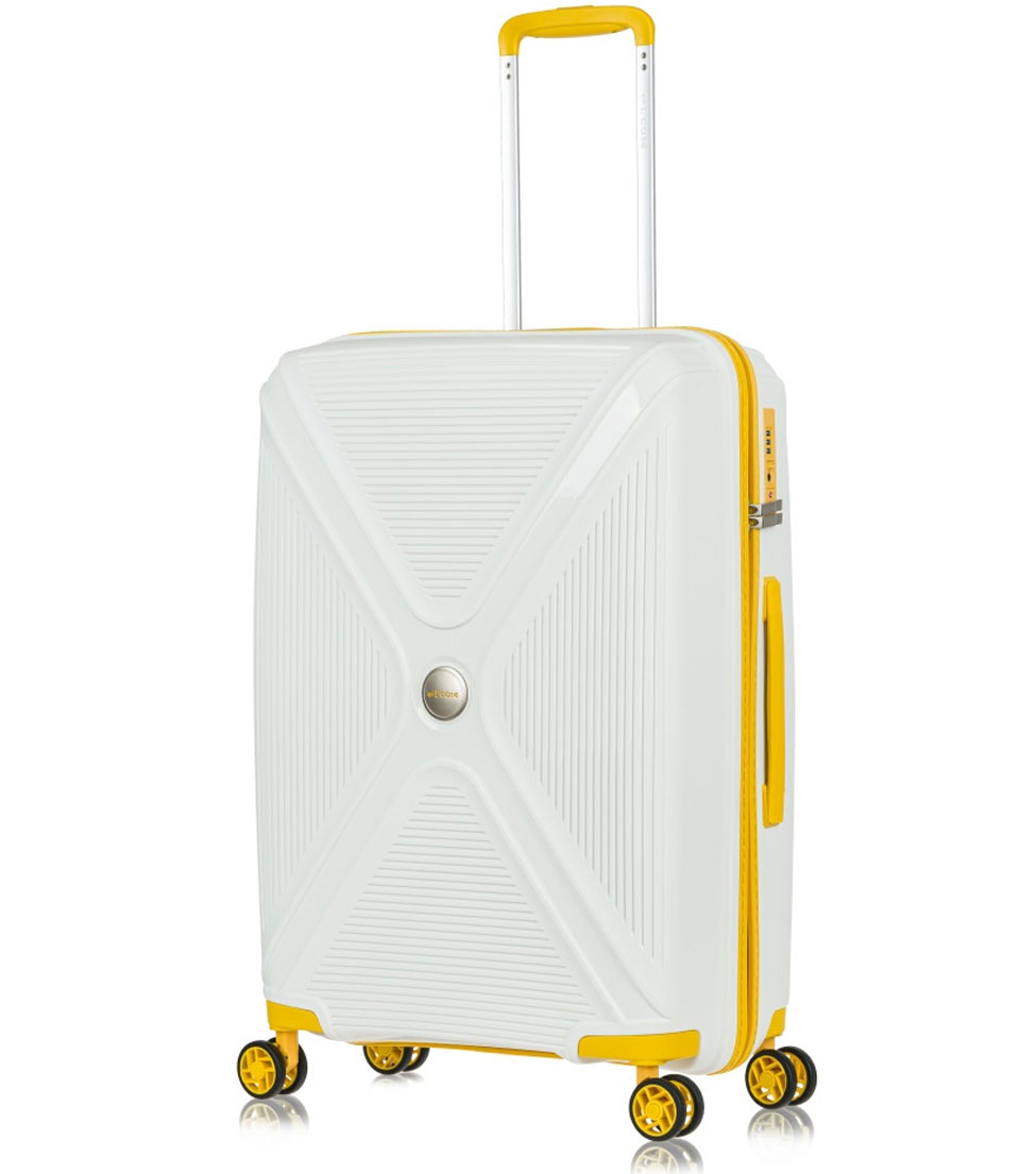 Средний чемодан L-case Berlin white