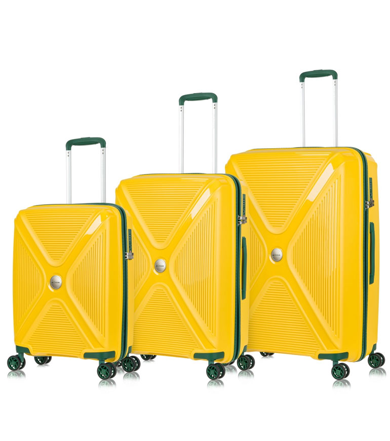 Малый чемодан L-case Berlin yellow ~ручная кладь~