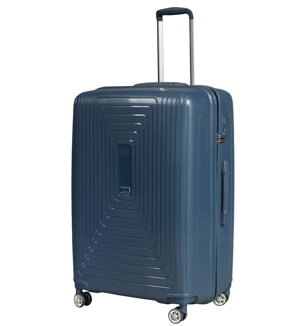 Средний чемодан L-case Moscow blue