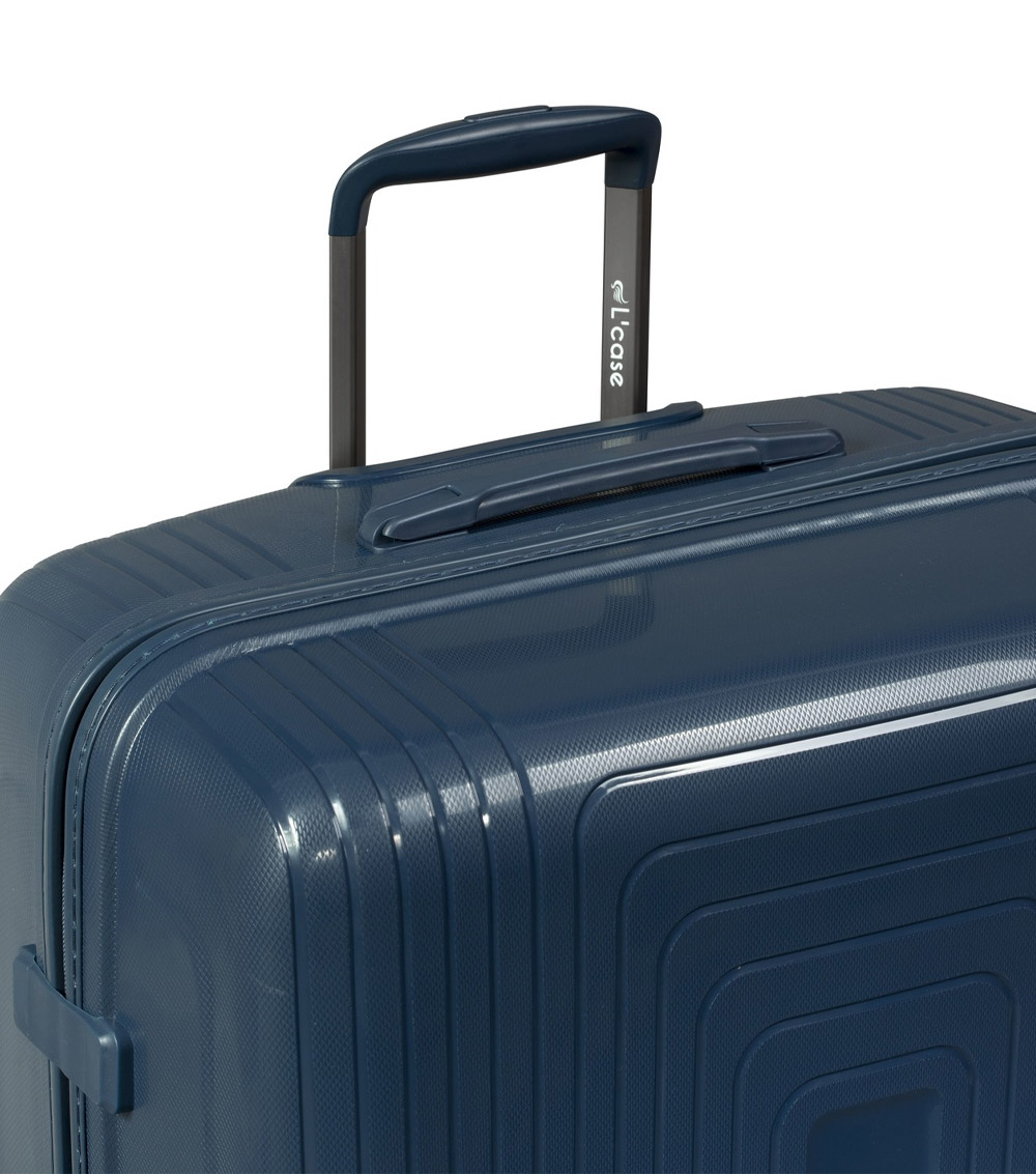 Большой чемодан L-case Moscow blue