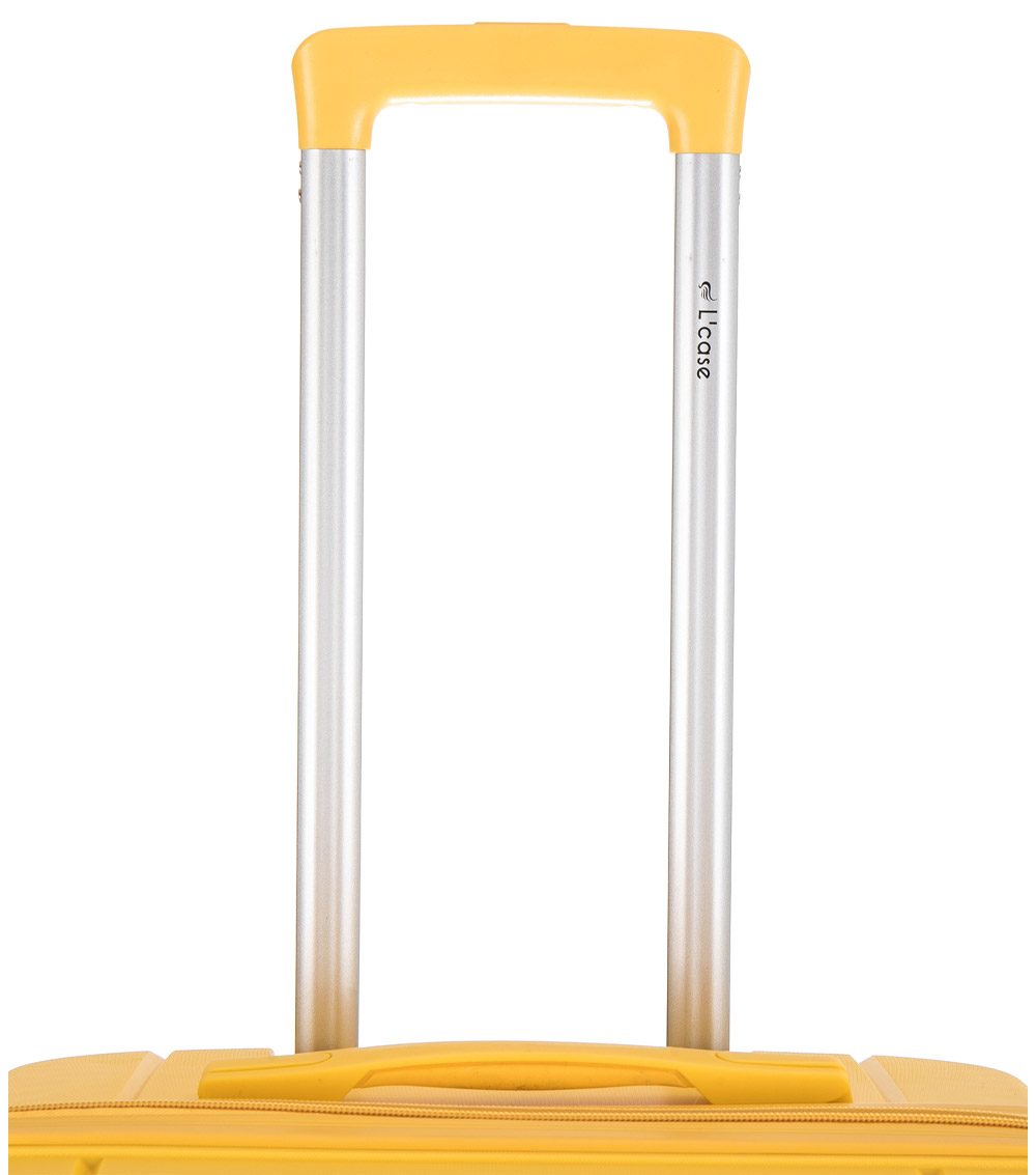 Большой чемодан спиннер L-case Singapore yellow (78 см)