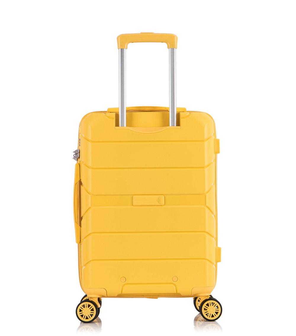 Малый чемодан спиннер L-case Singapore yellow (57 см)