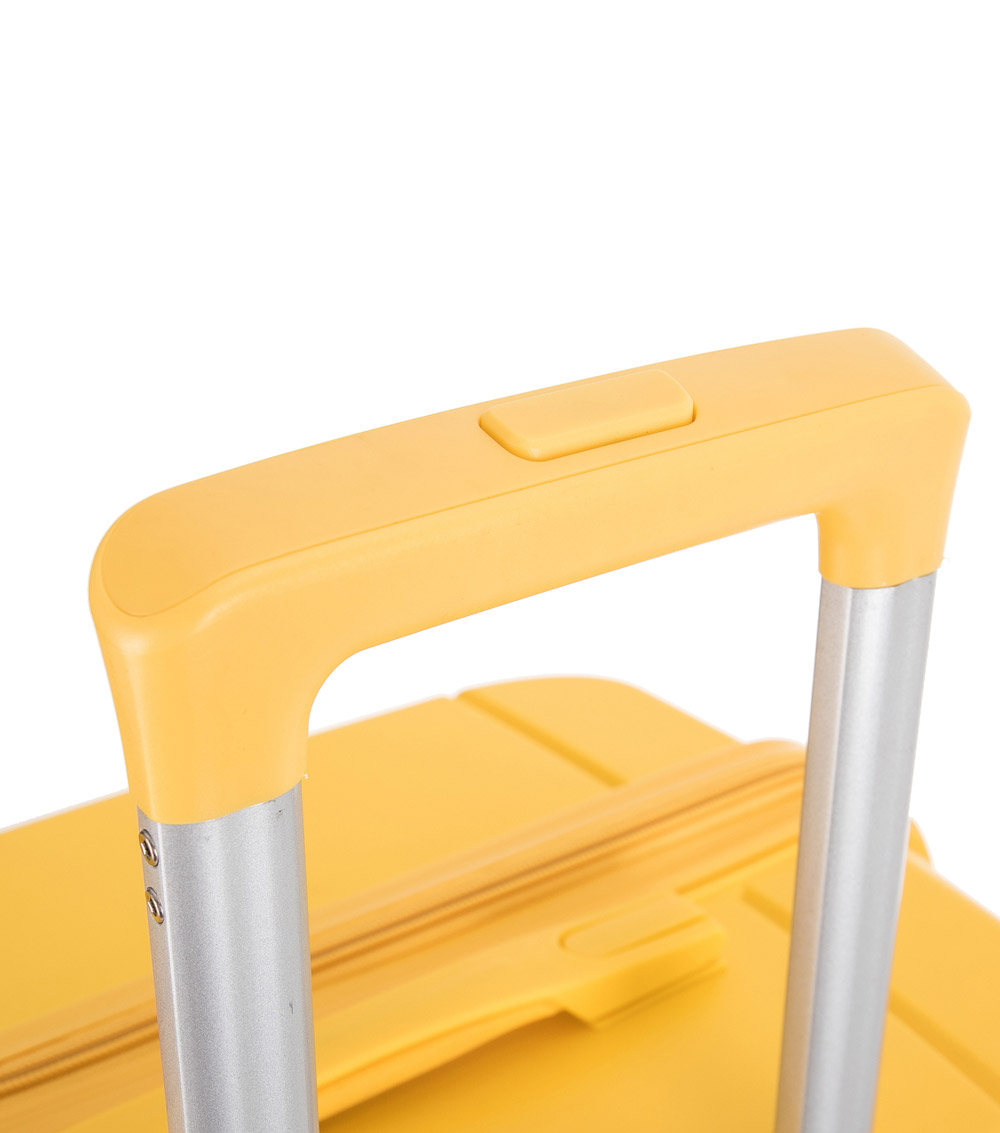 Большой чемодан спиннер L-case Singapore yellow (78 см)