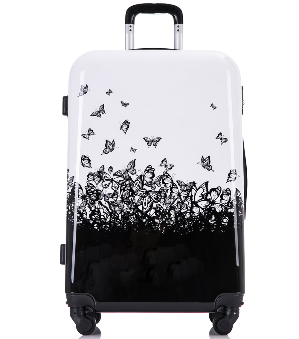 Большой чемодан L-case Butterfly (72 см)