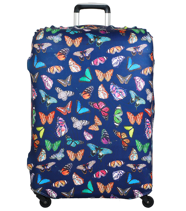 Чехол на чемодан Little Chili Butterflies ~L~ (62–76 см)
