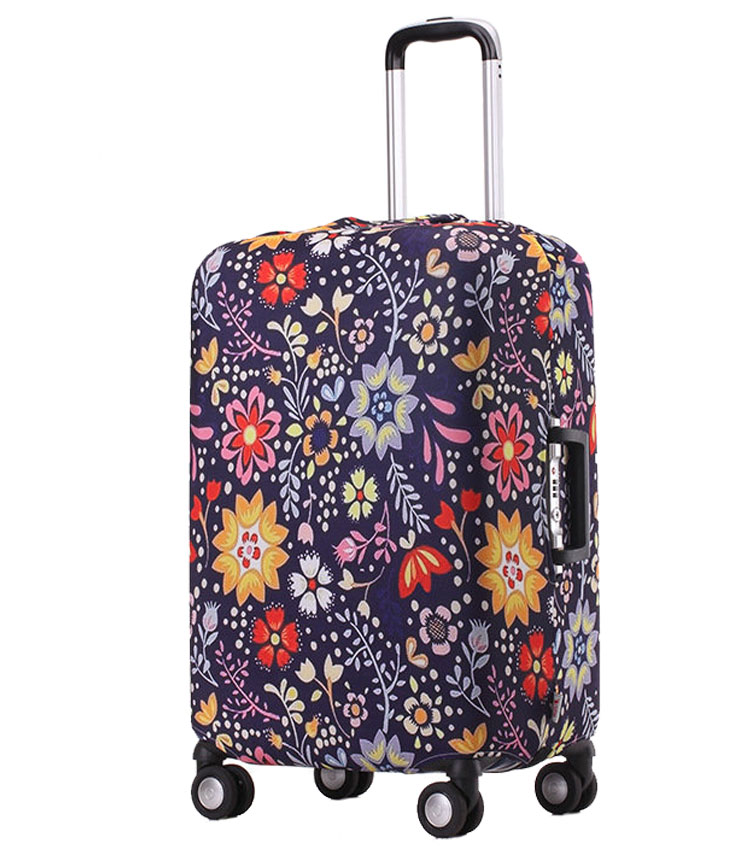 Чехол на чемодан Little Chili Flower pattern ~M~ (55–67 см) 