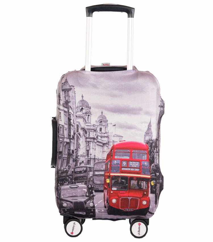 Чехол на чемодан Little Chili London Bus ~M~ (55–67 см)